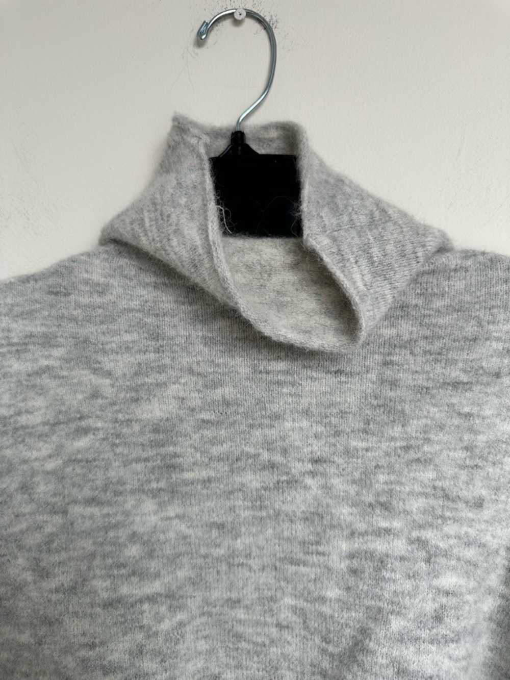 Wilfred ($128) Grey Mock Neck Sweater | Soft Cozy Minimalist Chic | Sz XS As Is - Picture 6 of 11
